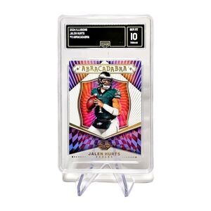 Jalen Hurts Abracadabra Stardust GEM MINT 10 Panini Illusions 2024 Acetate MVP!